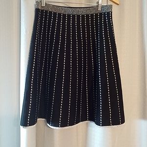 GNW Silver and black striped skirt